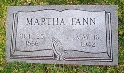 Martha Mattie <I>Nickols</I> Fann 