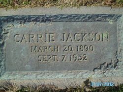 Carrie Powers <I>Johnson</I> Jackson 