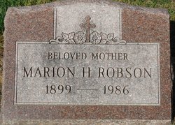 Marion H <I>Lombard</I> Robson 