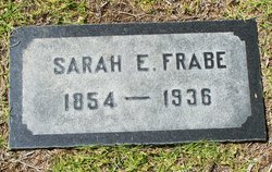 Sarah E. <I>Hedrick</I> Frabe 