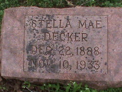 Stella Mae <I>Hurt</I> Decker 