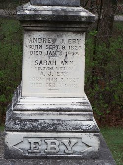 Sarah Ann “Sally” <I>Earp</I> Eby 