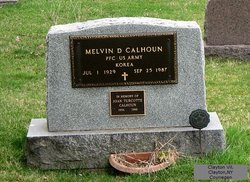 Melvin D Calhoun 