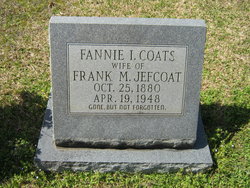 Fannie L <I>Coats</I> Jefcoat 