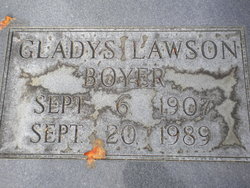 Gladys <I>Lawson</I> Boyer 