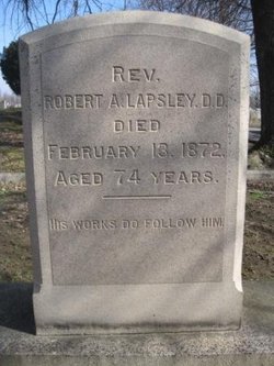 Rev Robert Armstrong Lapsley 