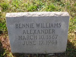 Bennie Claire <I>Williams</I> Alexander 