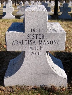 Sr Adalgisa “Sister Adele” Manone 