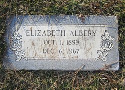 Elizabeth <I>Beattie</I> Albery 