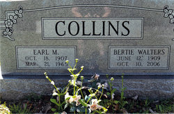 Bertie Eliza <I>Walters</I> Collins 