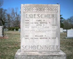 Bertha F. <I>Schoeninger</I> Loescher 