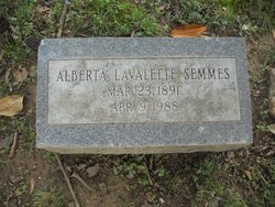 Alberta <I>Lavalette</I> Semmes 