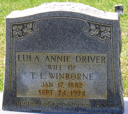 Lula Annie <I>Driver</I> Winborne 