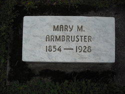 Mary M. <I>Decker</I> Armbruster 