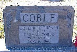 Josephine <I>Turner</I> Coble 