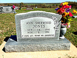 Ann Sherwood <I>Cravens</I> Jones 
