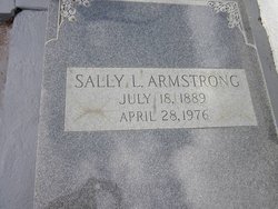 Sarah Louise “Sally” <I>Roberts</I> Armstrong 