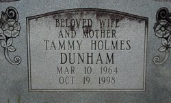 Tammy <I>Holmes</I> Dunham 
