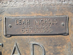 Leah <I>Nichols</I> Bankhead 