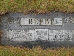 Henry Lee “Hank” Beebe 