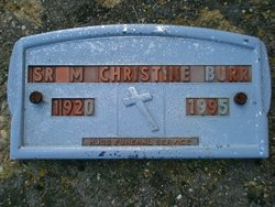 Sr Mary Christine Burr 