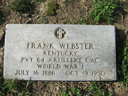 Pvt Frank Webster 