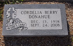 Cordelia <I>Berry</I> Donahue 