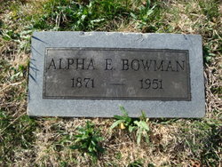 Alpha Elmore Bowman 