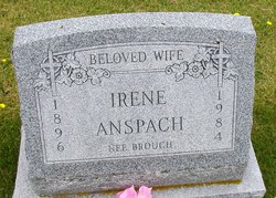 Irene <I>Brough</I> Anspach 