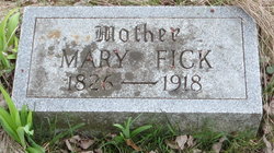 Mary <I>Danckwart</I> Fick 