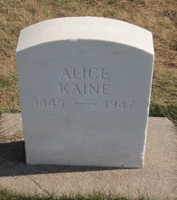 Alice J <I>Cutright</I> Kaine 