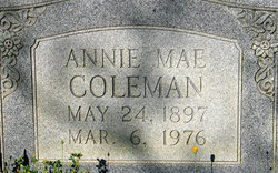 Annie Mae Coleman 