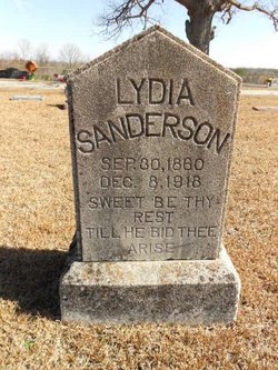 Lydia S. <I>Passmore</I> Sanderson 