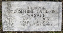 Josephine Catherine <I>Daniel</I> Wasaff 