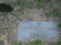 PVT Walter Calvin Clark 