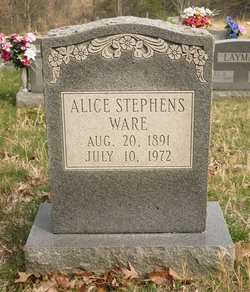 Iva Alice <I>Stephens</I> Ware 