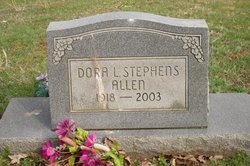 Dora Lee <I>Jenkins</I> Stephens Allen 