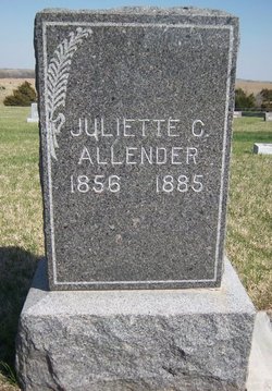 Juliette C <I>Cantwell</I> Allender 