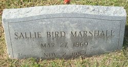 Sallie <I>Bird</I> Marshall 