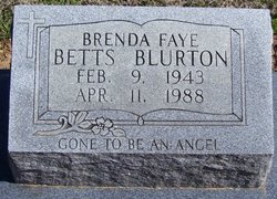 Brenda Faye <I>Betts</I> Blurton 