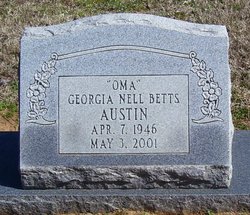 Georgia Nell “Oma” <I>Betts</I> Austin 