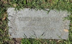 Catherine <I>Hunter</I> Ambrose 