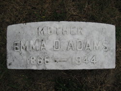 Emma D <I>Allen</I> Adams 