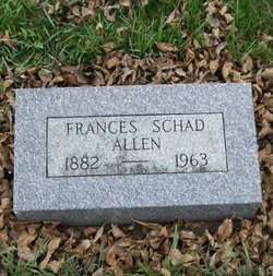 Frances <I>Schad</I> Allen 