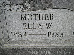 Ella W. <I>Walker</I> Mayfield 