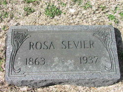 Rosetta Bell “Rosa” <I>Williams</I> Sevier 