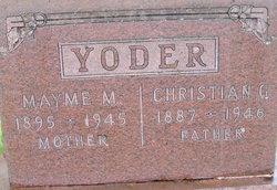 Mayme Magdalena <I>Hostetler</I> Yoder 