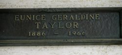 Eunice Geraldine Taylor 