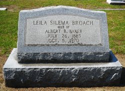 Leila Silema <I>Broach</I> Baker 