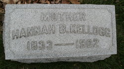 Hannah Bertha <I>Knott</I> Kellogg 